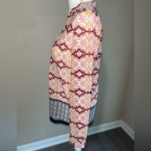 Anthropologie HD in Paris ‘Kaveri’ Pink Printed Blouse - Picture 7 of 14